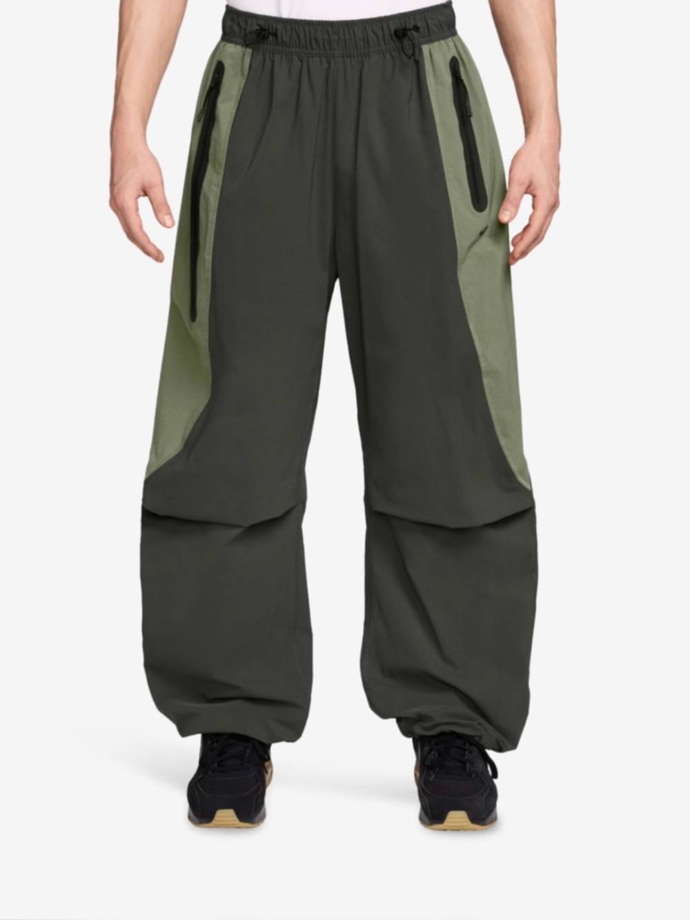 Nike Tech Men’s Woven Pro Oversized Fit Pants Size Large